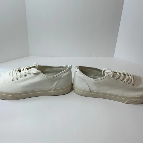 Everlane Unisex Recycled Cotton The Forever Sneaker Tennis Sneakers White‎ main image 7